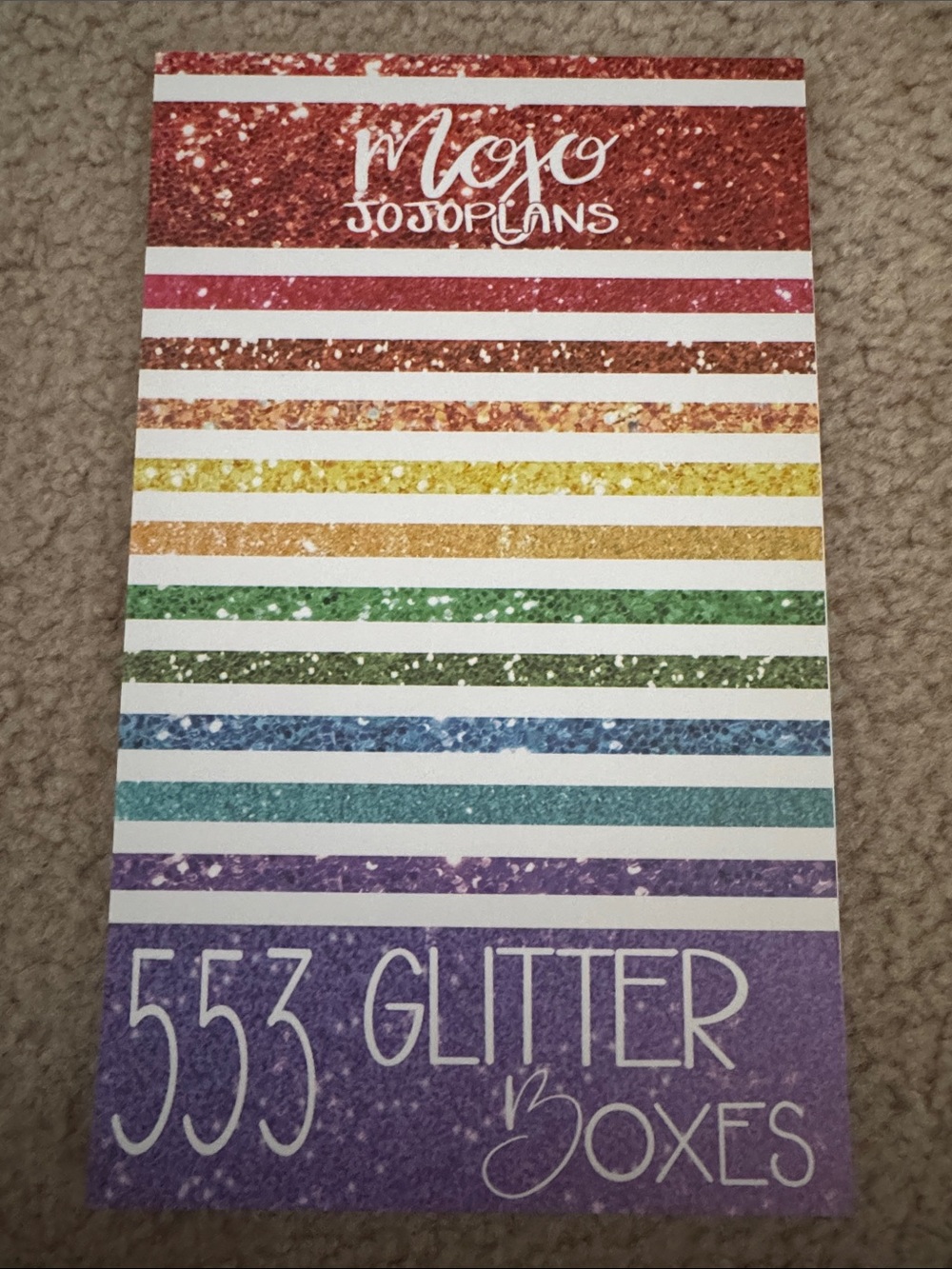 New Glitter Boxes